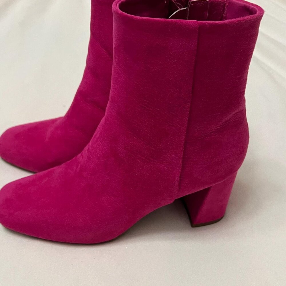 Sugar Booties Suede in bright Pink size 6 - Picture 2 of 5